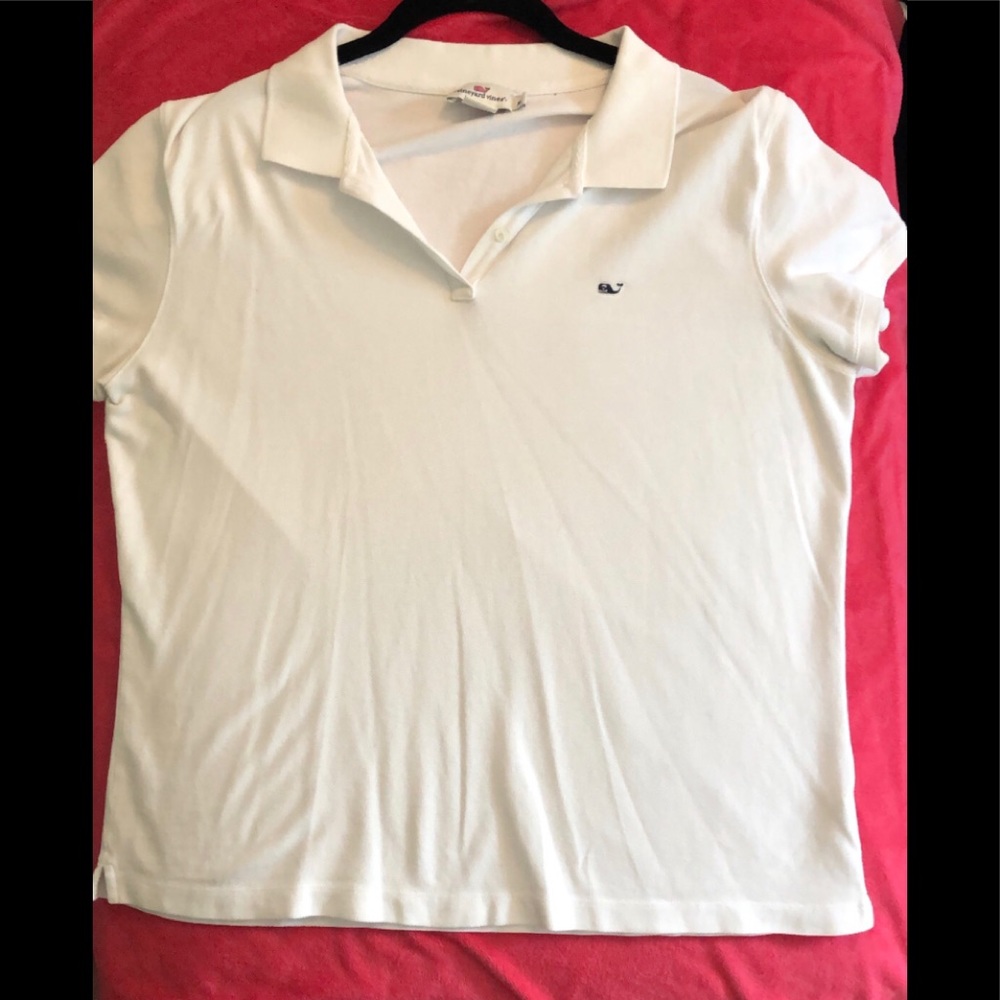 white vineyard vines polo